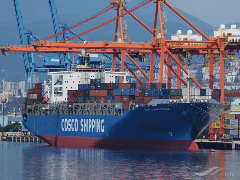 cosco hongkong (Container Ship) - IMO 9227778, MMSI 235068029, Call Sign 2BOW2 under the flag of United Kingdom (UK)