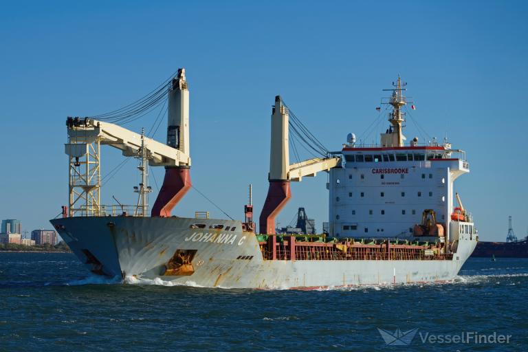 johanna c (General Cargo Ship) - IMO 9430131, MMSI 235070716, Call Sign 2BZI8 under the flag of United Kingdom (UK)