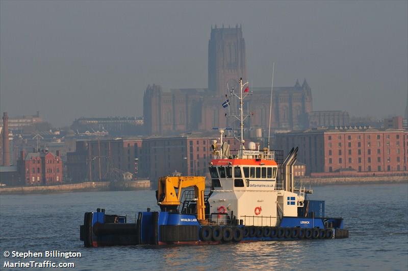 aqua lass (Utility Vessel) - IMO 9633812, MMSI 235089425, Call Sign 2EZQ4 under the flag of United Kingdom (UK)