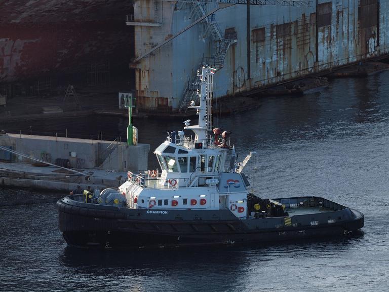 champion (Tug) - IMO 9577226, MMSI 238292000, Call Sign 9AA7379 under the flag of Croatia