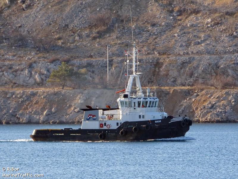 bakar (Tug) - IMO 9048275, MMSI 238389340, Call Sign 9A4428 under the flag of Croatia