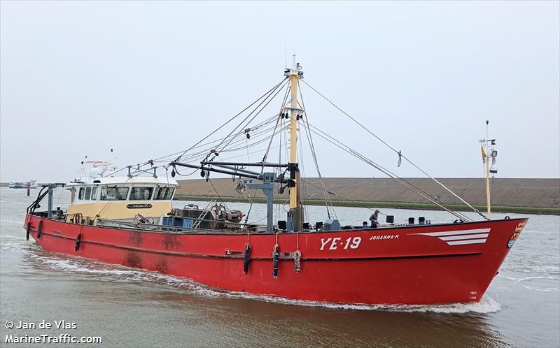 ye-19 johanna-k (Fishing Vessel) - IMO 9129988, MMSI 244368000, Call Sign PDLE under the flag of Netherlands