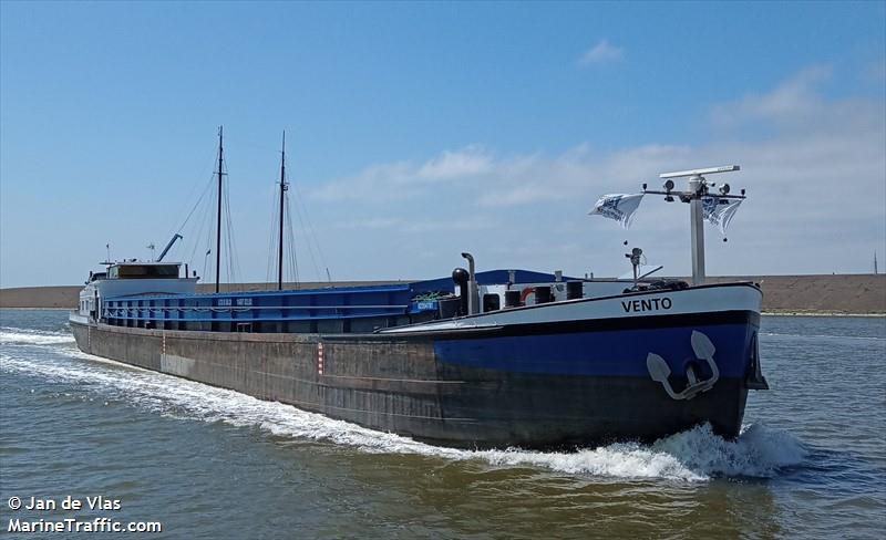 vento (Cargo ship) - IMO , MMSI 244670453, Call Sign PD4187 under the flag of Netherlands