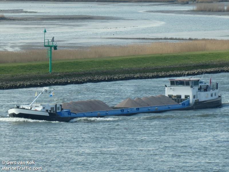 anita (Cargo ship) - IMO , MMSI 244700404, Call Sign PE8088 under the flag of Netherlands