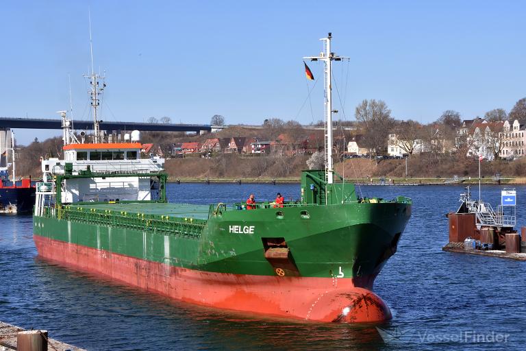 helge (General Cargo Ship) - IMO 9677404, MMSI 244750397, Call Sign PCSJ under the flag of Netherlands