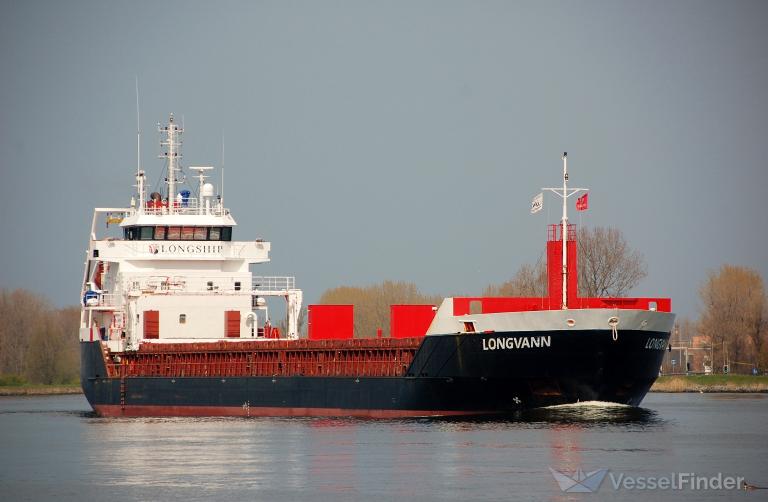 longvann (General Cargo Ship) - IMO 9548304, MMSI 246670000, Call Sign PBYB under the flag of Netherlands