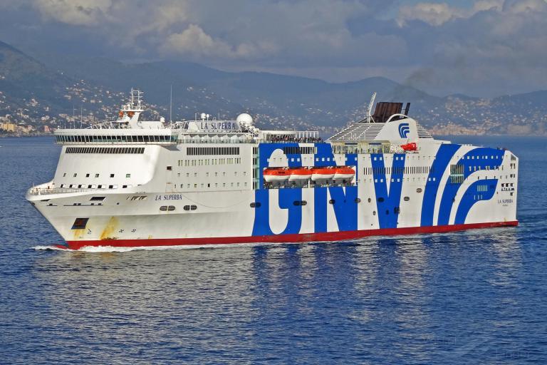 la superba (Passenger/Ro-Ro Cargo Ship) - IMO 9214276, MMSI 247056100, Call Sign ICGK under the flag of Italy
