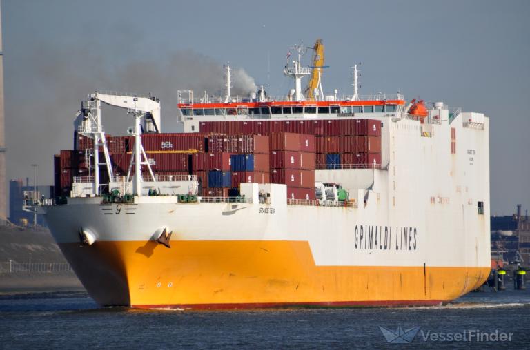 grande tema (Ro-Ro Cargo Ship) - IMO 9672090, MMSI 247341300, Call Sign IBDO under the flag of Italy