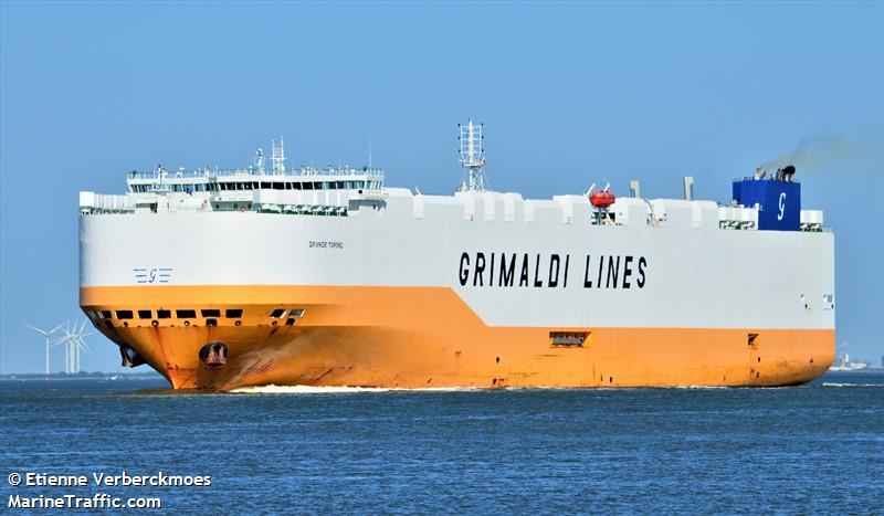 grande torino (Vehicles Carrier) - IMO 9782675, MMSI 247379500, Call Sign IBQN under the flag of Italy