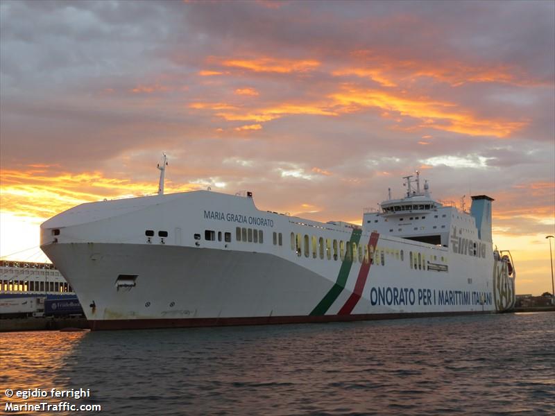 maria grazia onorato (Ro-Ro Cargo Ship) - IMO 9848479, MMSI 247392200, Call Sign IBUC under the flag of Italy
