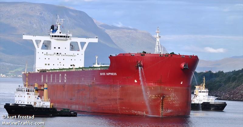 navios happiness (Bulk Carrier) - IMO 9447005, MMSI 249954000, Call Sign 9HA2096 under the flag of Malta