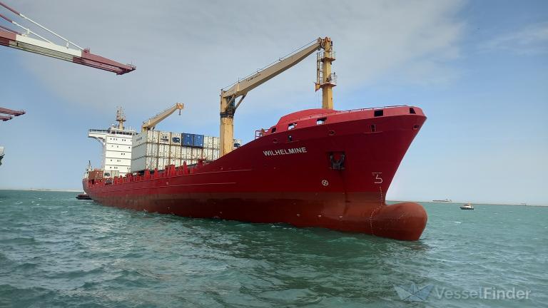 wilhelmine (Container Ship) - IMO 9324954, MMSI 255806271, Call Sign CQAT5 under the flag of Madeira