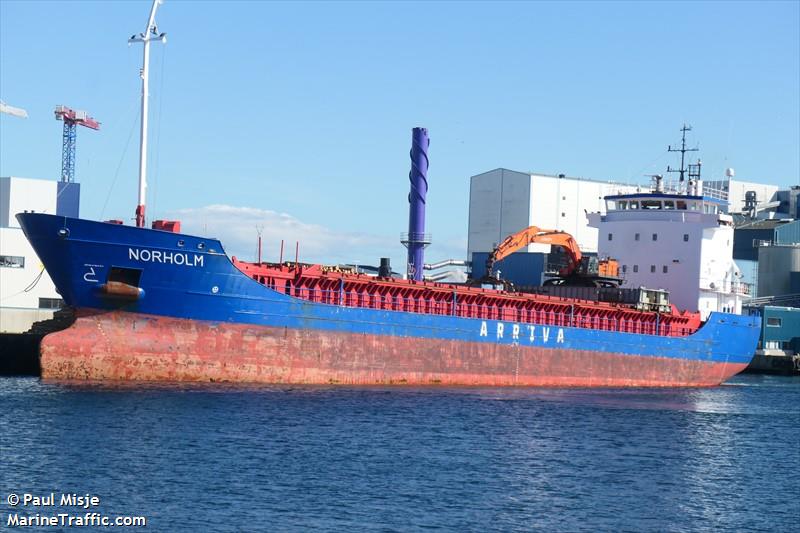 norholm (General Cargo Ship) - IMO 9107136, MMSI 258656000, Call Sign LAXP7 under the flag of Norway