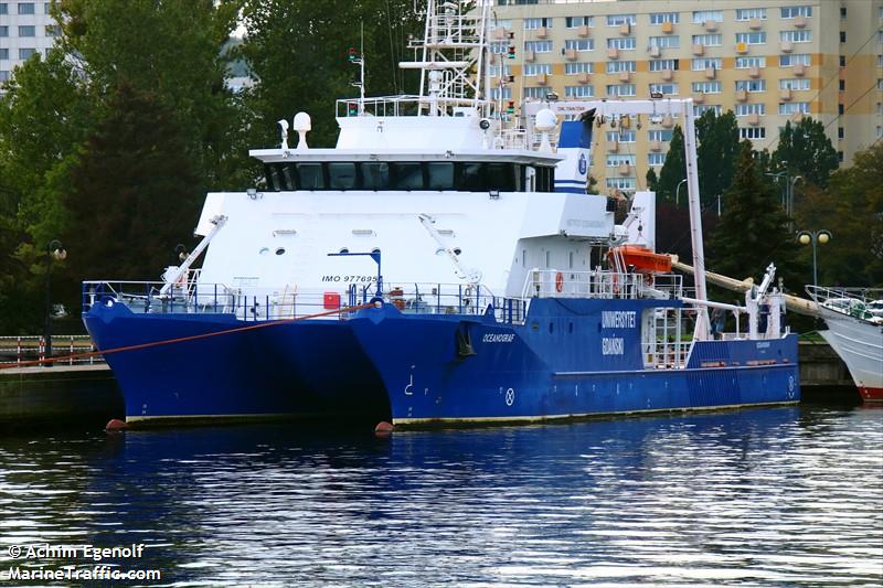 oceanograf (Research Vessel) - IMO 9776951, MMSI 261036120, Call Sign SPG2054 under the flag of Poland