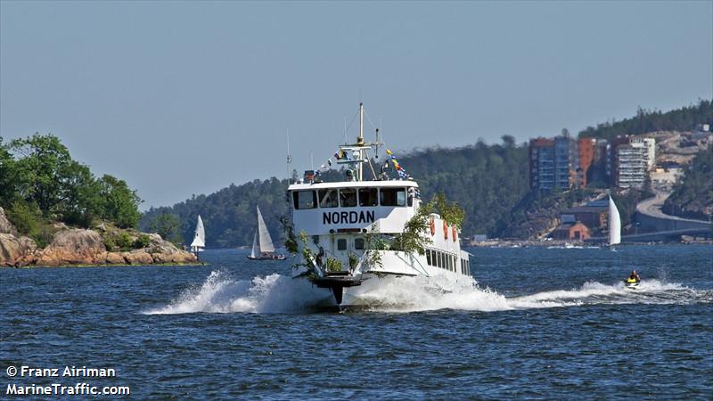 nordan (Passenger ship) - IMO , MMSI 265523880, Call Sign SDRW under the flag of Sweden