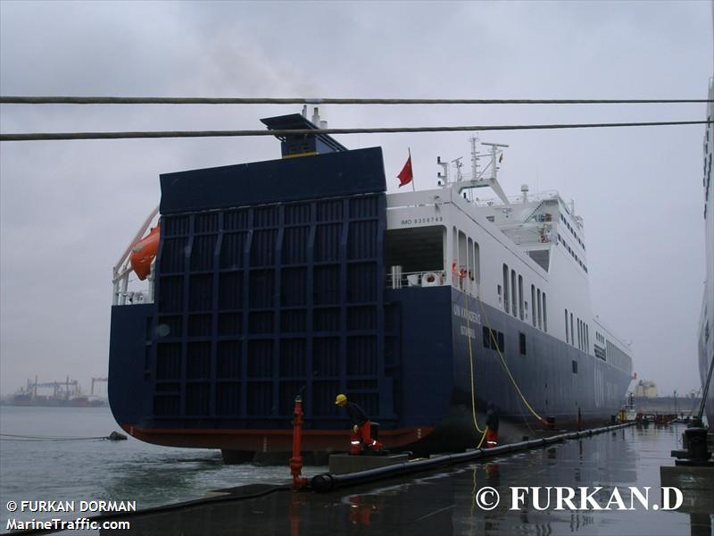 sumela seaways (Ro-Ro Cargo Ship) - IMO 9356749, MMSI 271002571, Call Sign TCTD3 under the flag of Turkey
