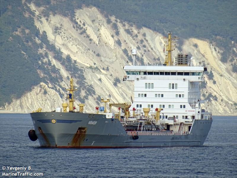 avior (Oil Products Tanker) - IMO 9164512, MMSI 273415140, Call Sign UHFR under the flag of Russia