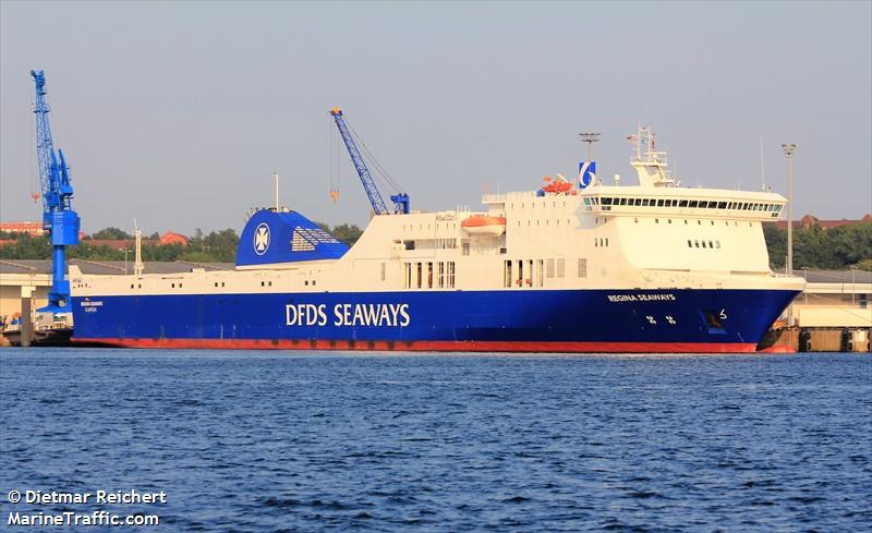 regina seaways (Passenger/Ro-Ro Cargo Ship) - IMO 9458535, MMSI 277466000, Call Sign LYTO under the flag of Lithuania