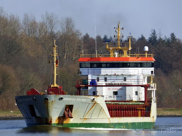 spanaco reliability (General Cargo Ship) - IMO 9373515, MMSI 304045000, Call Sign V2QP7 under the flag of Antigua & Barbuda