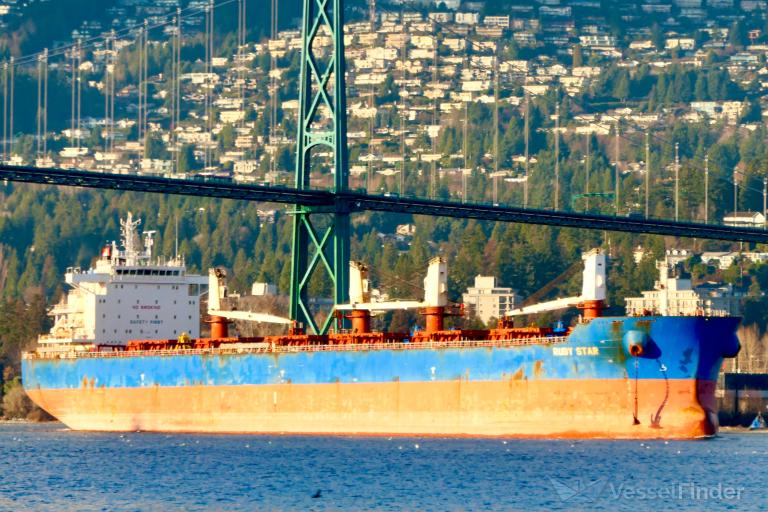 ruby star (Bulk Carrier) - IMO 9523512, MMSI 311072700, Call Sign C6ZZ3 under the flag of Bahamas