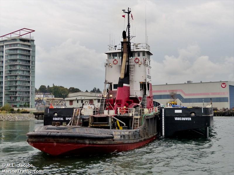 seaspan challenger (Towing vessel (tow>200)) - IMO , MMSI 316003900, Call Sign VDLT under the flag of Canada
