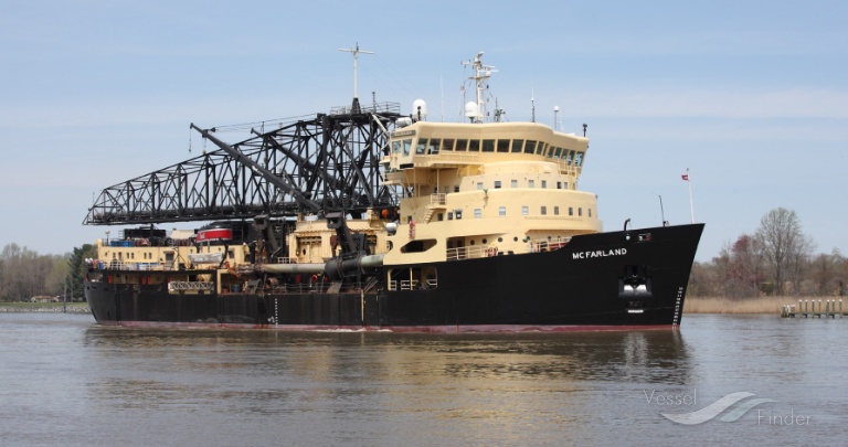 mcfarland (Hopper Dredger) - IMO 7739856, MMSI 338997000, Call Sign AEGB under the flag of USA