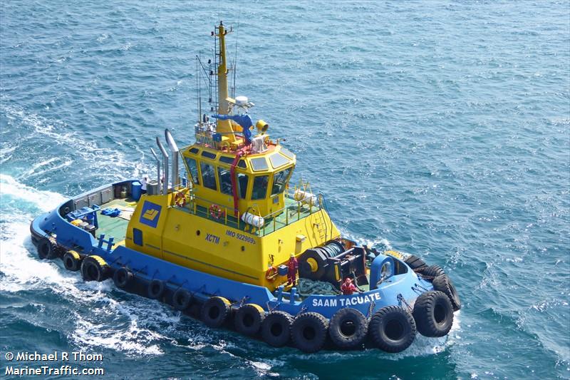 saam tacuate (Tug) - IMO 9229099, MMSI 345030044, Call Sign XCTM under the flag of Mexico