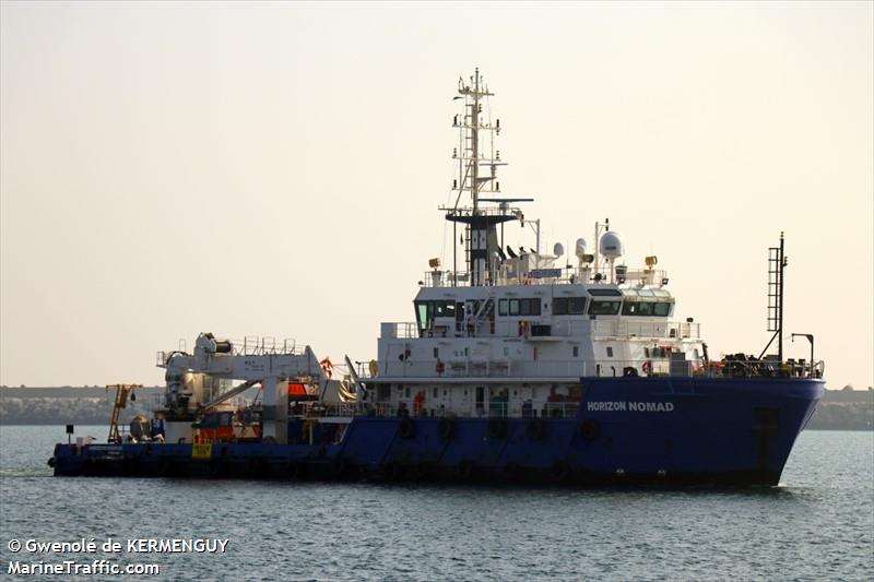 horizon nomad (Offshore Support Vessel) - IMO 9528548, MMSI 356659000, Call Sign HO8016 under the flag of Panama