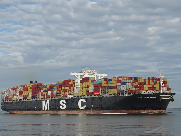 msc paloma (Container Ship) - IMO 9441001, MMSI 371233000, Call Sign 3FKQ under the flag of Panama
