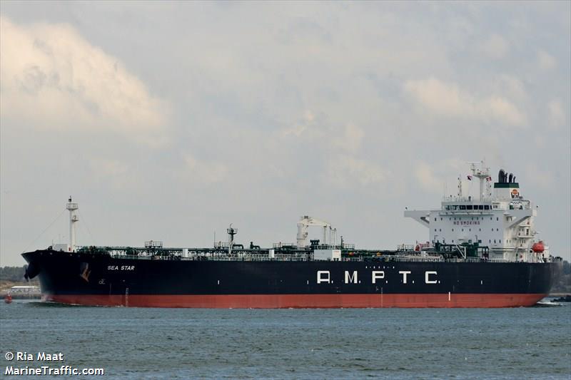 sea star (Crude Oil Tanker) - IMO 9607710, MMSI 373594000, Call Sign 3FKJ6 under the flag of Panama