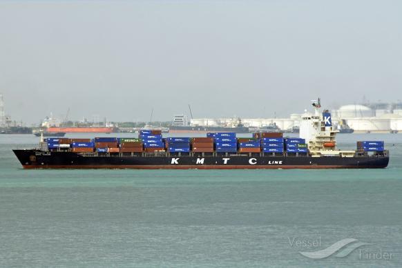 kmtc tianjin (Container Ship) - IMO 9315848, MMSI 441933000, Call Sign DSMA4 under the flag of Korea
