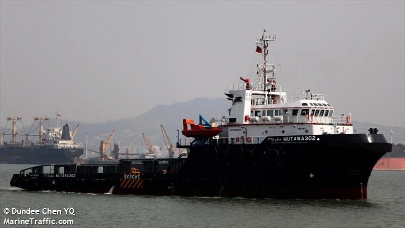 mutawa 302 (Offshore Tug/Supply Ship) - IMO 9662241, MMSI 470365000, Call Sign A6E2427 under the flag of UAE