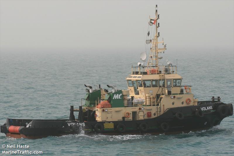 volans (Tug) - IMO 9298856, MMSI 470945000, Call Sign A6E3103 under the flag of UAE