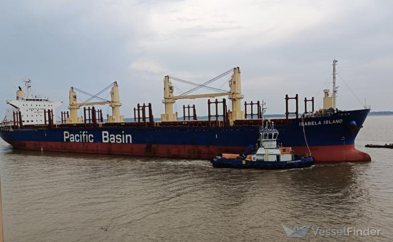 isabela island (Bulk Carrier) - IMO 9791884, MMSI 477850900, Call Sign VRQK4 under the flag of Hong Kong