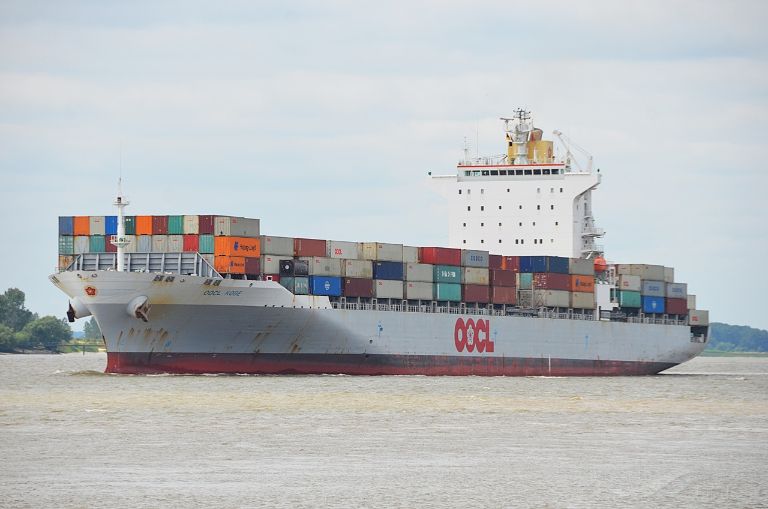 oocl kobe (Container Ship) - IMO 9329526, MMSI 477883300, Call Sign VRCY7 under the flag of Hong Kong