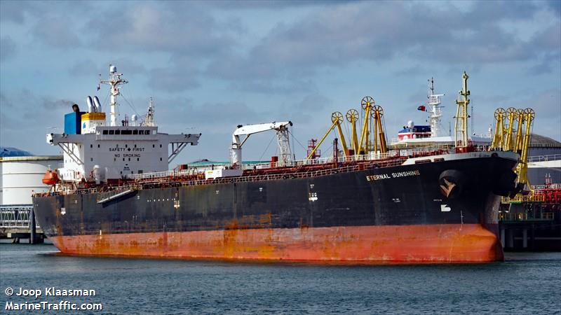 eternal sunshine (Oil Products Tanker) - IMO 9273351, MMSI 538005356, Call Sign V7CZ9 under the flag of Marshall Islands