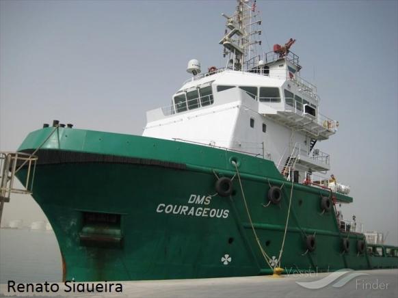 dms courageous (Offshore Tug/Supply Ship) - IMO 9437086, MMSI 538006333, Call Sign V7LY2 under the flag of Marshall Islands