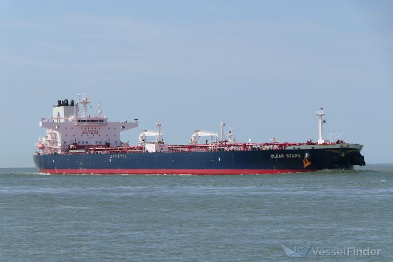 clear stars (Crude Oil Tanker) - IMO 9868778, MMSI 538008656, Call Sign V7A2627 under the flag of Marshall Islands