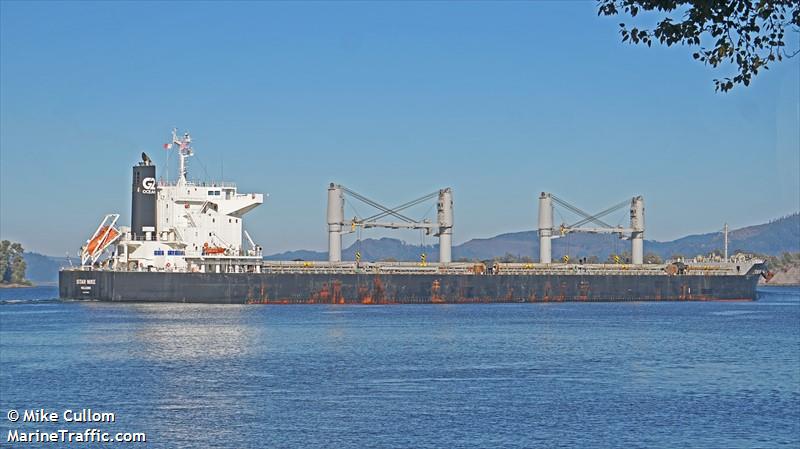 star nike (Bulk Carrier) - IMO 9875094, MMSI 538008940, Call Sign V7A2929 under the flag of Marshall Islands