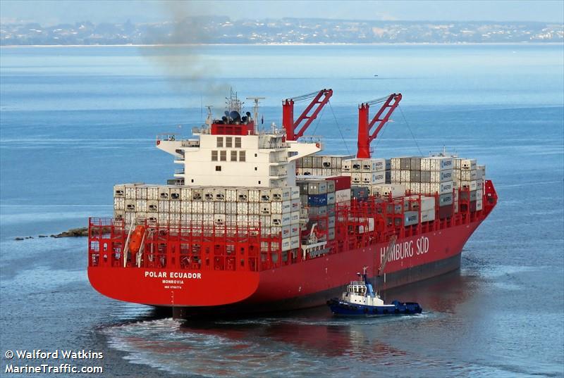 polar ecuador (Container Ship) - IMO 9786774, MMSI 563050500, Call Sign 9V8896 under the flag of Singapore