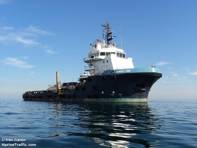 garza tide (Offshore Tug/Supply Ship) - IMO 9539638, MMSI 576215000, Call Sign YJVU2 under the flag of Vanuatu