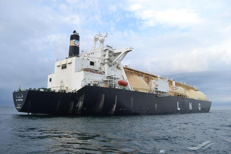 al khaznah (LNG Tanker) - IMO 9038440, MMSI 636010034, Call Sign ELQQ7 under the flag of Liberia