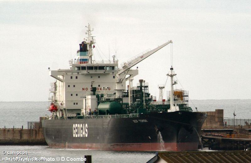scf tomsk (LPG Tanker) - IMO 9326598, MMSI 636012910, Call Sign A8IZ8 under the flag of Liberia