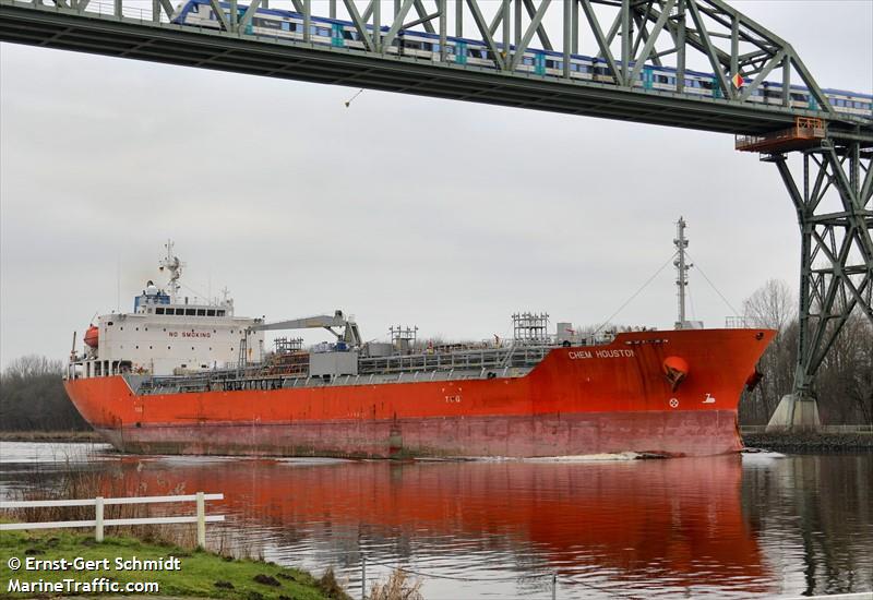 chem houston (Chemical/Oil Products Tanker) - IMO 9705720, MMSI 636016360, Call Sign D5FT8 under the flag of Liberia