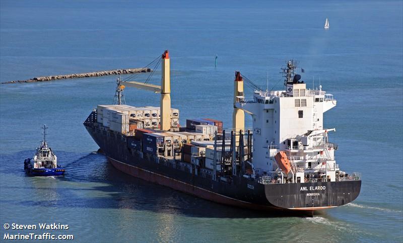ela (Container Ship) - IMO 9516777, MMSI 636018846, Call Sign D5BG5 under the flag of Liberia