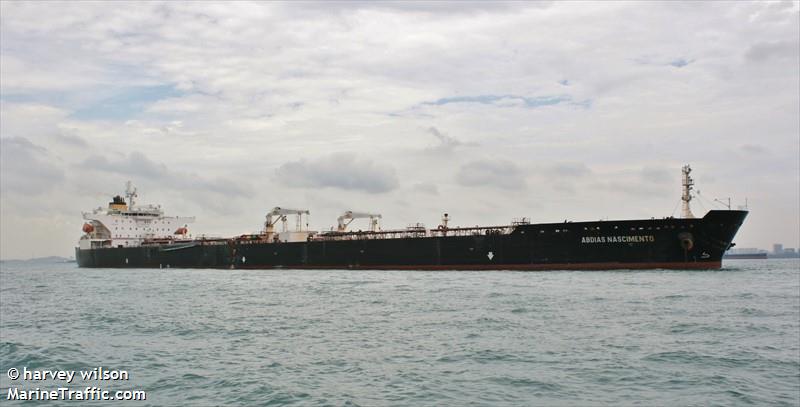 abdias nascimento (Crude Oil Tanker) - IMO 9453896, MMSI 710032990, Call Sign PU2014 under the flag of Brazil