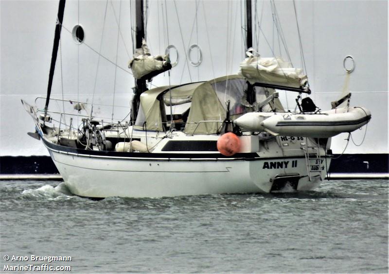 anny ii (Sailing vessel) - IMO , MMSI 211132970, Call Sign DH4738 under the flag of Germany