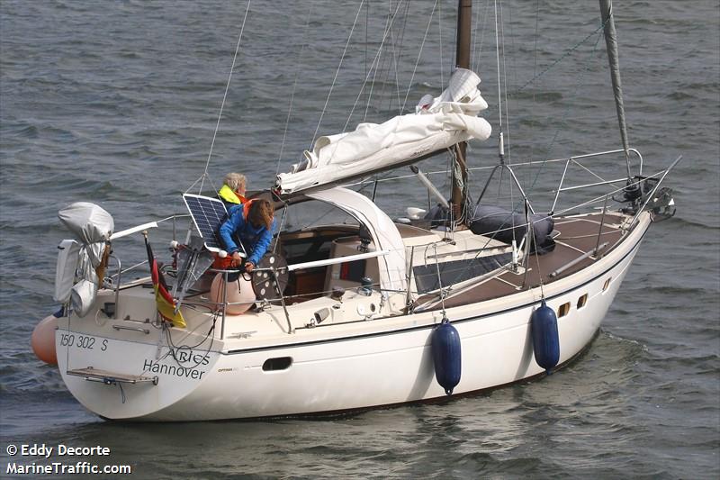 aries (Sailing vessel) - IMO , MMSI 211668860, Call Sign DK8229 under the flag of Germany
