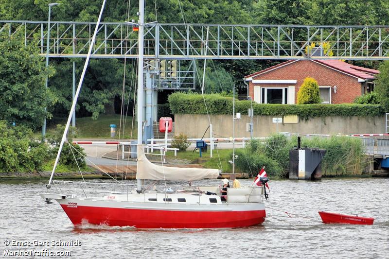 amor (Pleasure craft) - IMO , MMSI 219022698, Call Sign XPE8943 under the flag of Denmark
