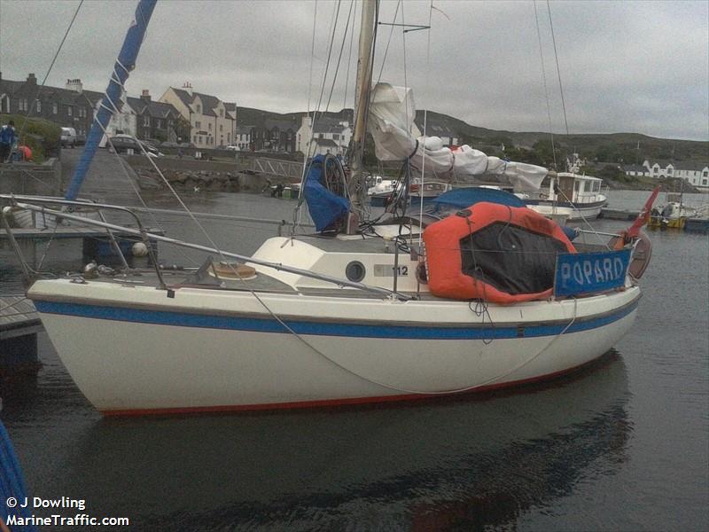 popard (Sailing vessel) - IMO , MMSI 235072144, Call Sign MKWR6 under the flag of United Kingdom (UK)